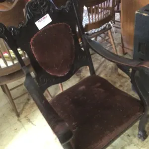 Upholstered Wooden Chair