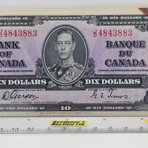 Bank of Canada $10 Bill : Gordon/Towers #JD4843883