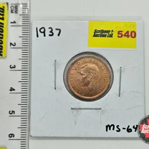 Canada One Cent 1937