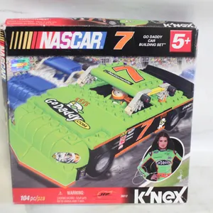 NASCAR K'NEX 104PC BUILDING SET, SEALED CONTENTS