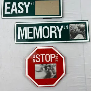Street Sign Photo Frames