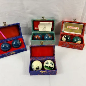 Set of Four Chinese Health Balls