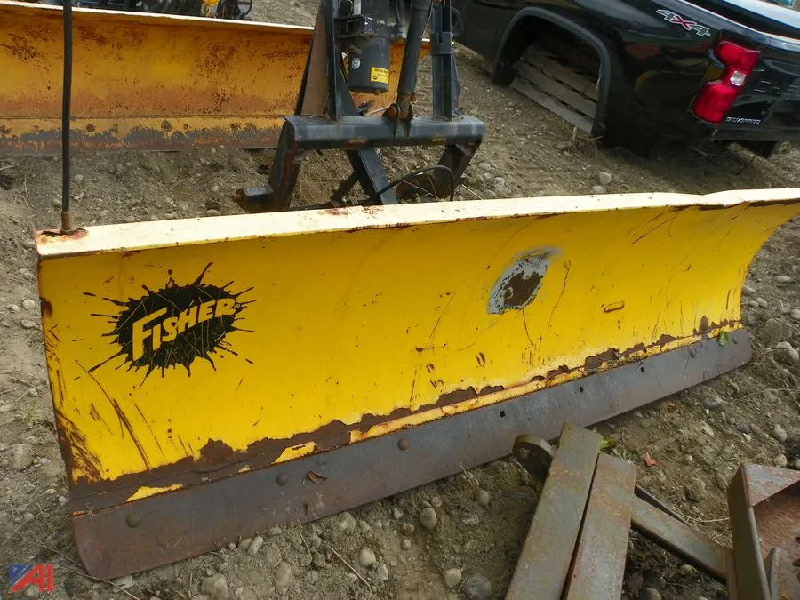 8' Fisher Minute Mount Plow