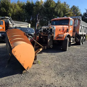 (#1) 2002 Freightliner FLD120 SD Dump Truck with Sander, Plow and Wing