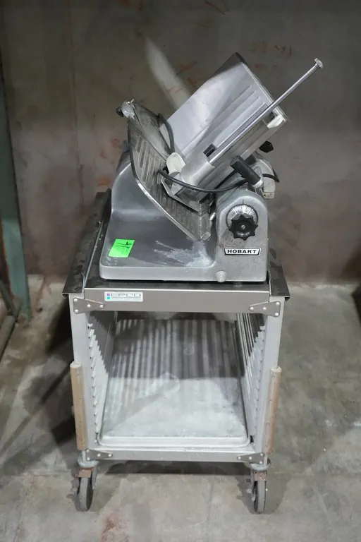 Hobart Slicer and Cart
