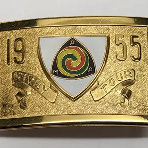 1955 AMA AMERICAN MOTORCYCLE ASSOCIATION GYPSY TOUR BELT BUCKLE