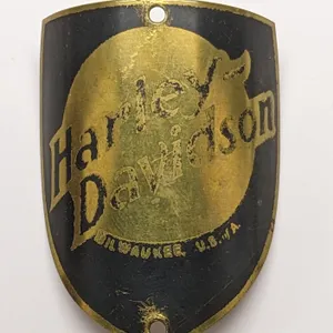 HARLEY DAVIDSON BICYCLE HEAD BADGE
