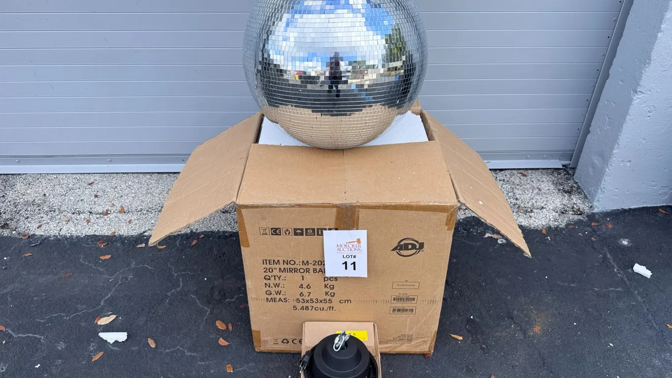 ADJ 20" MIRROR BALL WITH MOTOR (NEW)