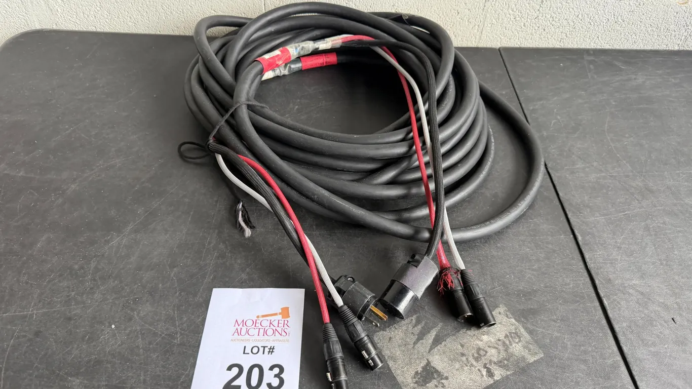 SIAMESE TWIN AC AND AUDIO COMBO CABLE 50'