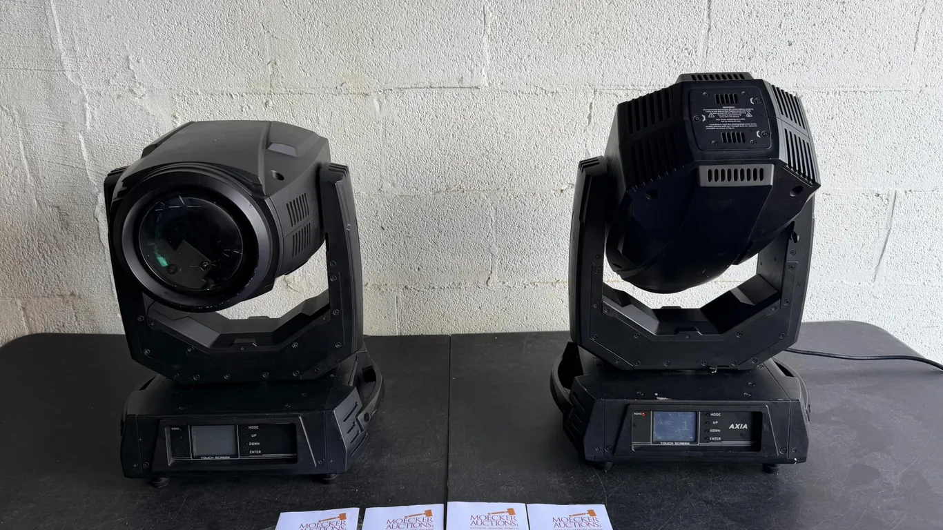 AXIA TRIO PROFESSIONAL STAGE MOVING HEAD LIGHTS