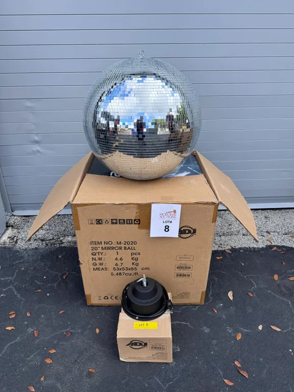 ADJ 20" MIRROR BALL WITH MOTOR (NEW)