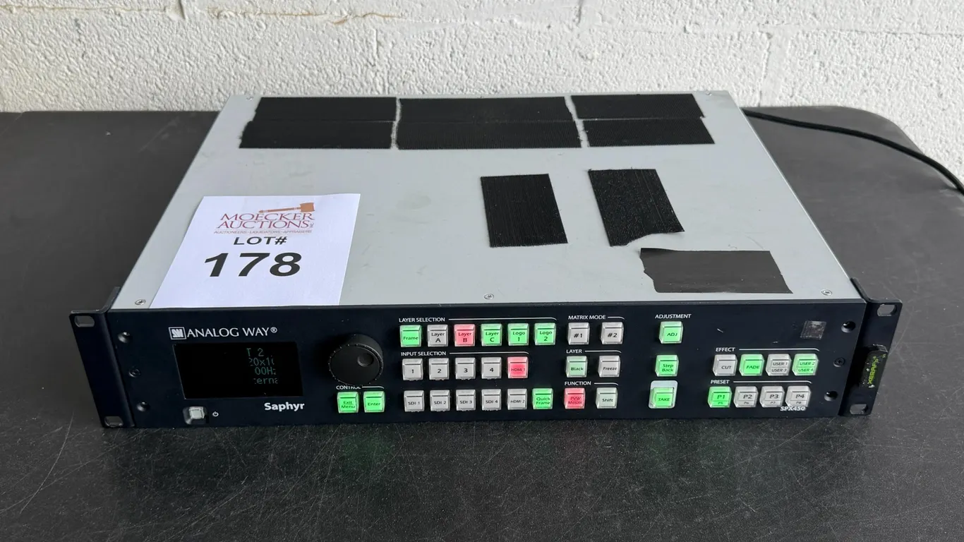 ANALOG WAY SAPHYR SPX450 RACK-MOUNT