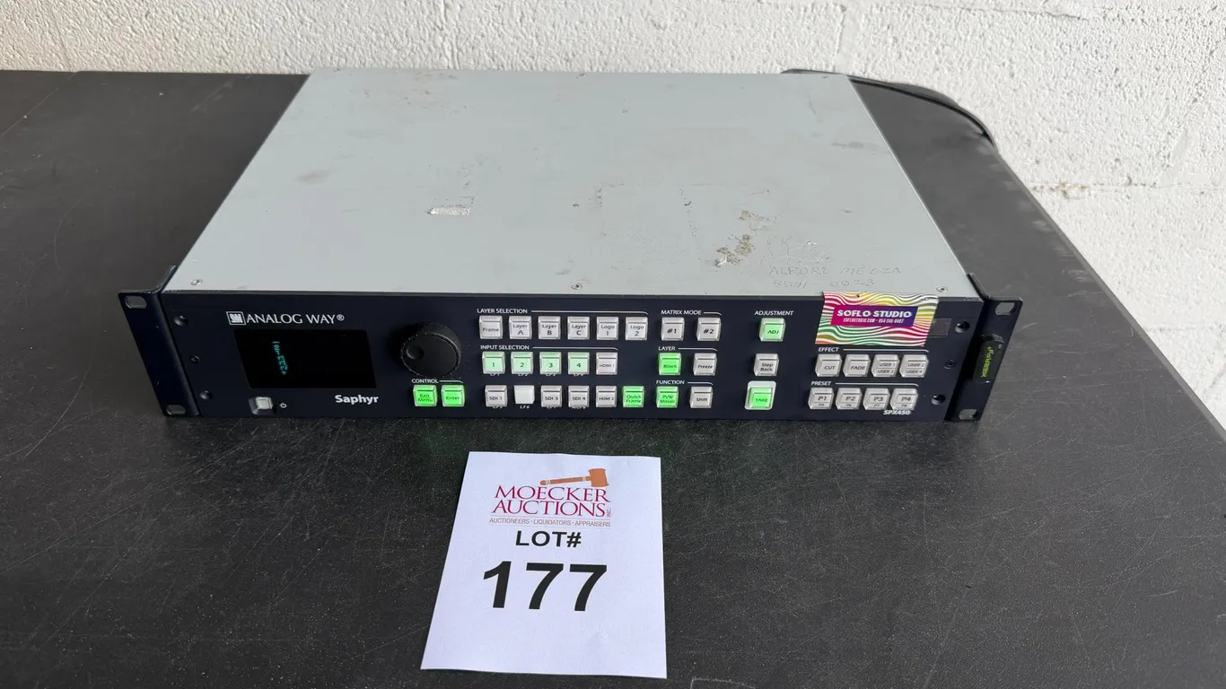 ANALOG WAY SAPHYR SPX450 RACK-MOUNT