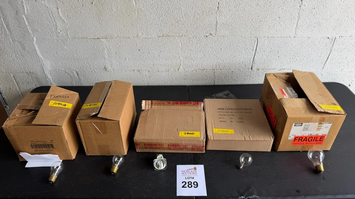 LOT CONSISTING OF (108) PCS OF ASSORTED BULBS