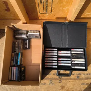 Cassette Tapes With Storage Case