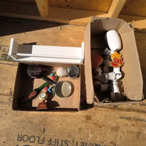 Mixed Household: Shelf, Magnifier & More