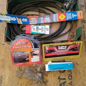 Automotive Accessories & Parts Lot - Edge Trim, V-Belt, Door Guard & More