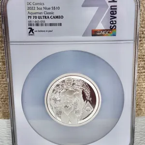 2022 Niue $10 Aquaman 3oz Silver PF70 NGC