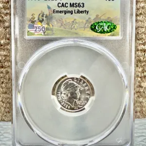 2026-P CAC MS63 Dime Emerging Liberty Coin