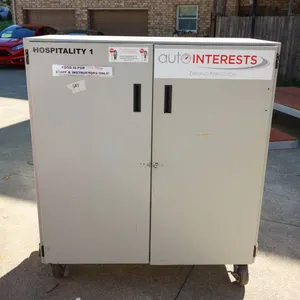Heavy-Duty Steel Mobile Storage Cabinet, 48 x 24 x 54
