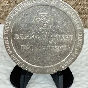 1987 Barbary Coast $1 Gaming Token, Las Vegas