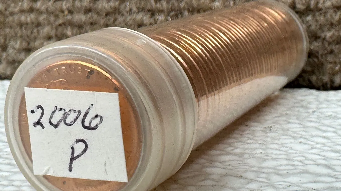 Roll of 2006 P Lincoln Cents Uncirculated