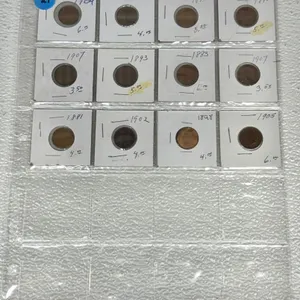 12 Indian Head Cents 1881-1907