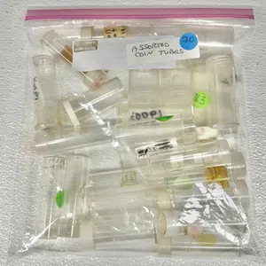 Plastic Coin Tubes in Bag