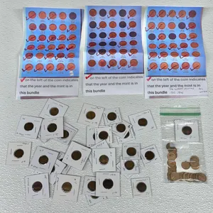 56 Unique Wheat Pennies 1909-1941 Collection