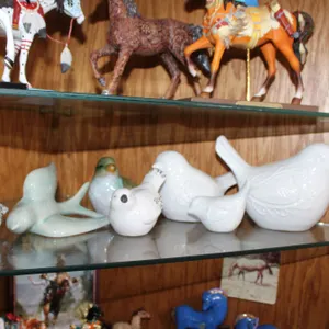 Ceramic Bird Figurines