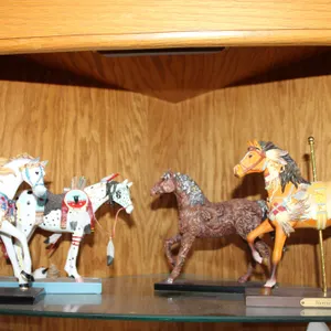 The Trail of Painted Ponies Carousel Horse Figurines