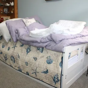 White Daybed & Bedding