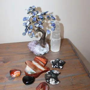 Gemstone Tree & Stones