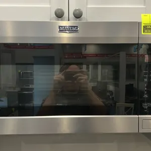 2023 Maytag MMV1175JZ00 stainless steel over-the-range microwave oven. Features stainless steel interior cavity, digital touchpad controls, glass turn