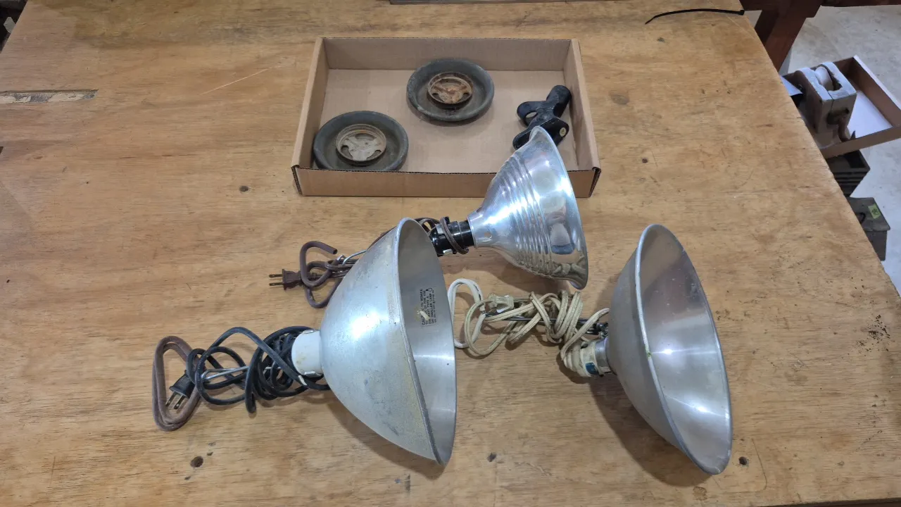 THREE HEAT LAMPS AND MORE