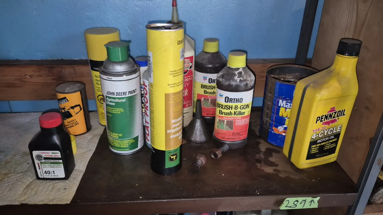 PAINT, MOTOR OIL, AND MORE