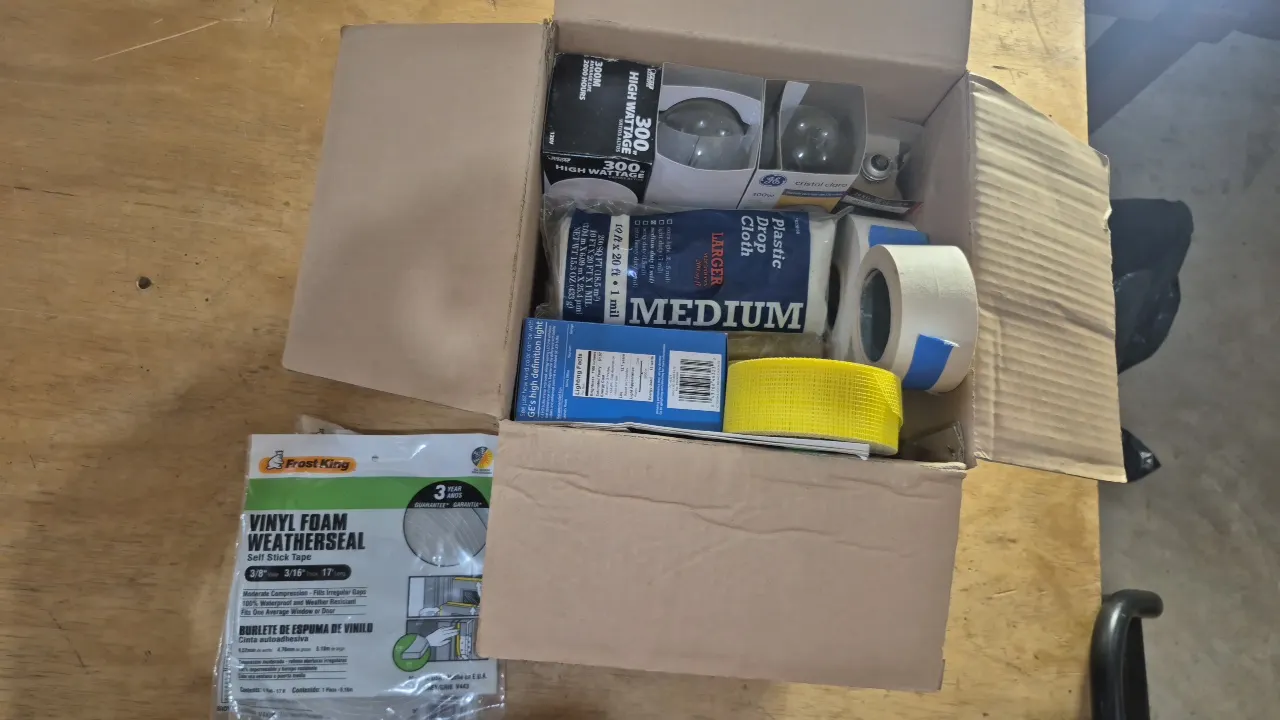LIGHT BULBS AND WEATHERSEAL