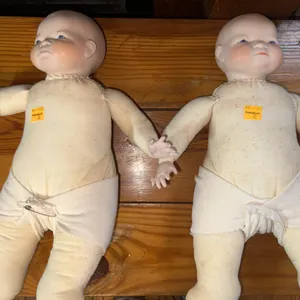 (2) Vintage Porcelain Baby Dolls