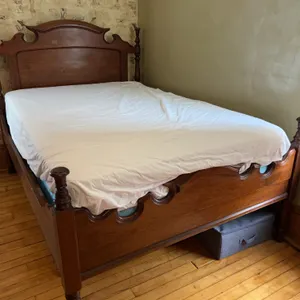 Antique Wooden Queen Sized Bed