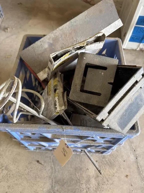 Crate with contents.