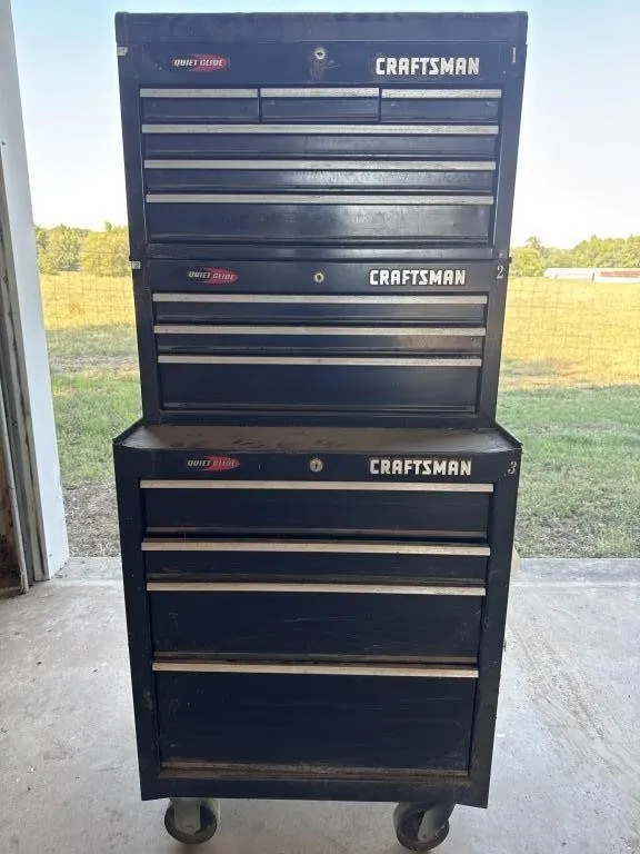 Craftsman tool box on casters.