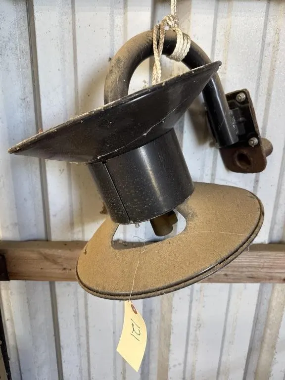 Air hose reel.