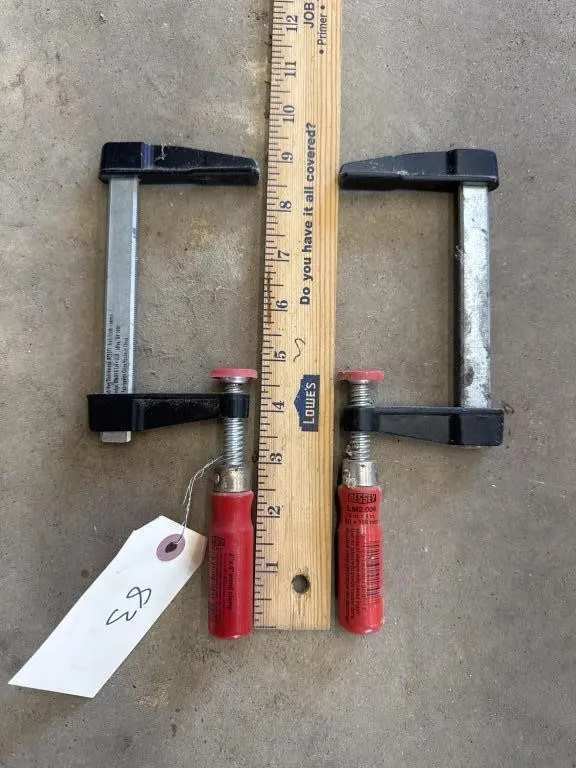 2”x4” wood clamp.