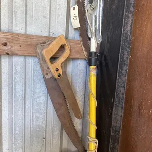 Two hand branch saws, one pole saw.