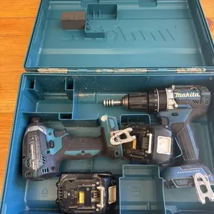 Makita power drill and impact wrench set. With