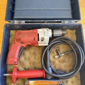Milwaukee half inch magnum hole shooter. Plugged
