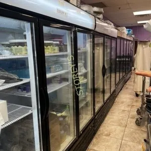 Upright Glass Coolers & Freezers
