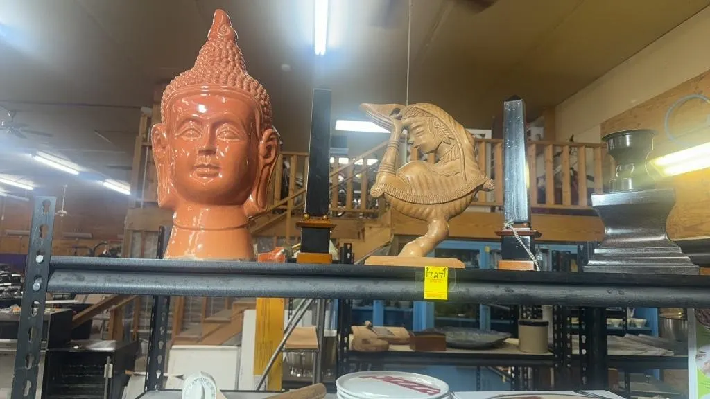 CERAMIC EGYPTIAN HEAD