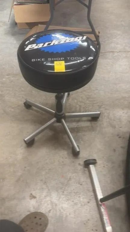 Park Tool Logo Rolling Shop Stool