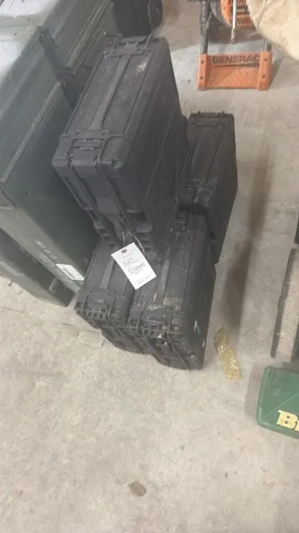 Hard-Sided Protective Equipment Cases, Set of 5